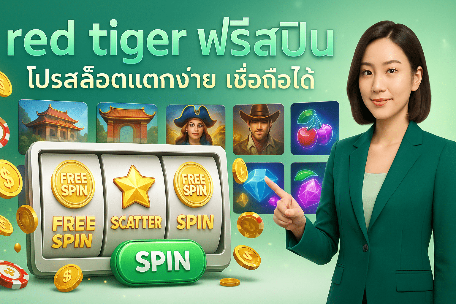 red tiger ฟรีสปิน